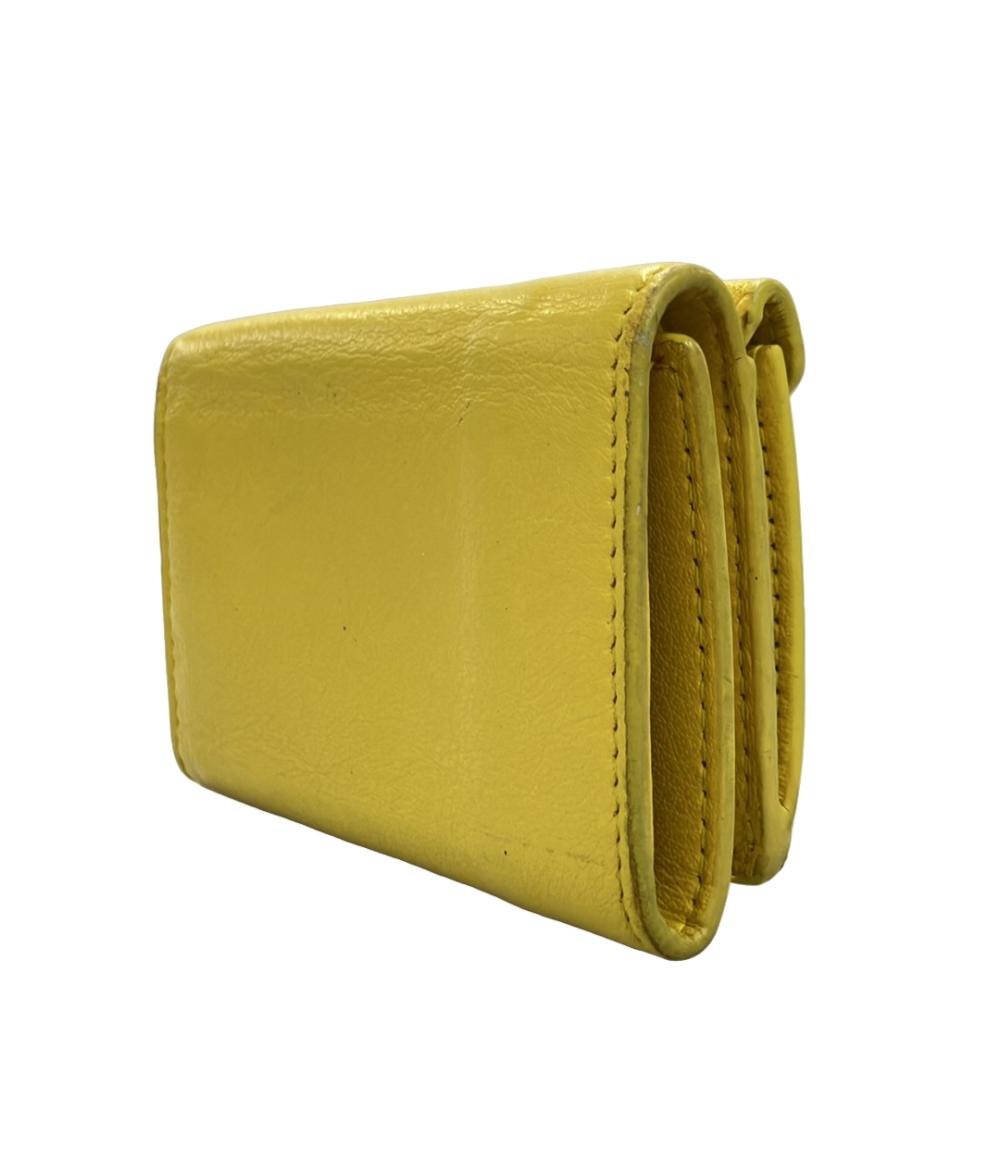 BALENCIAGA 三つ折り財布 レザー ペーパーミニ 391446 7155 レディース バレンシアガ