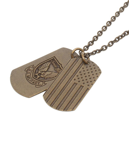 アヴィレックス ネックレス ダブルドッグタグ メンズ AVIREX