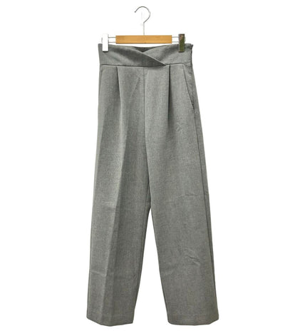 美品 メゾンド ドルチェ オーバーラップストレートパンツ レディース SIZE S (S) Maison de Dolce