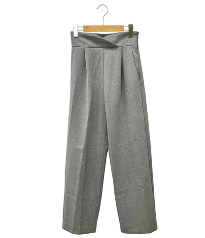 美品 メゾンド ドルチェ オーバーラップストレートパンツ レディース SIZE S (S) Maison de Dolce