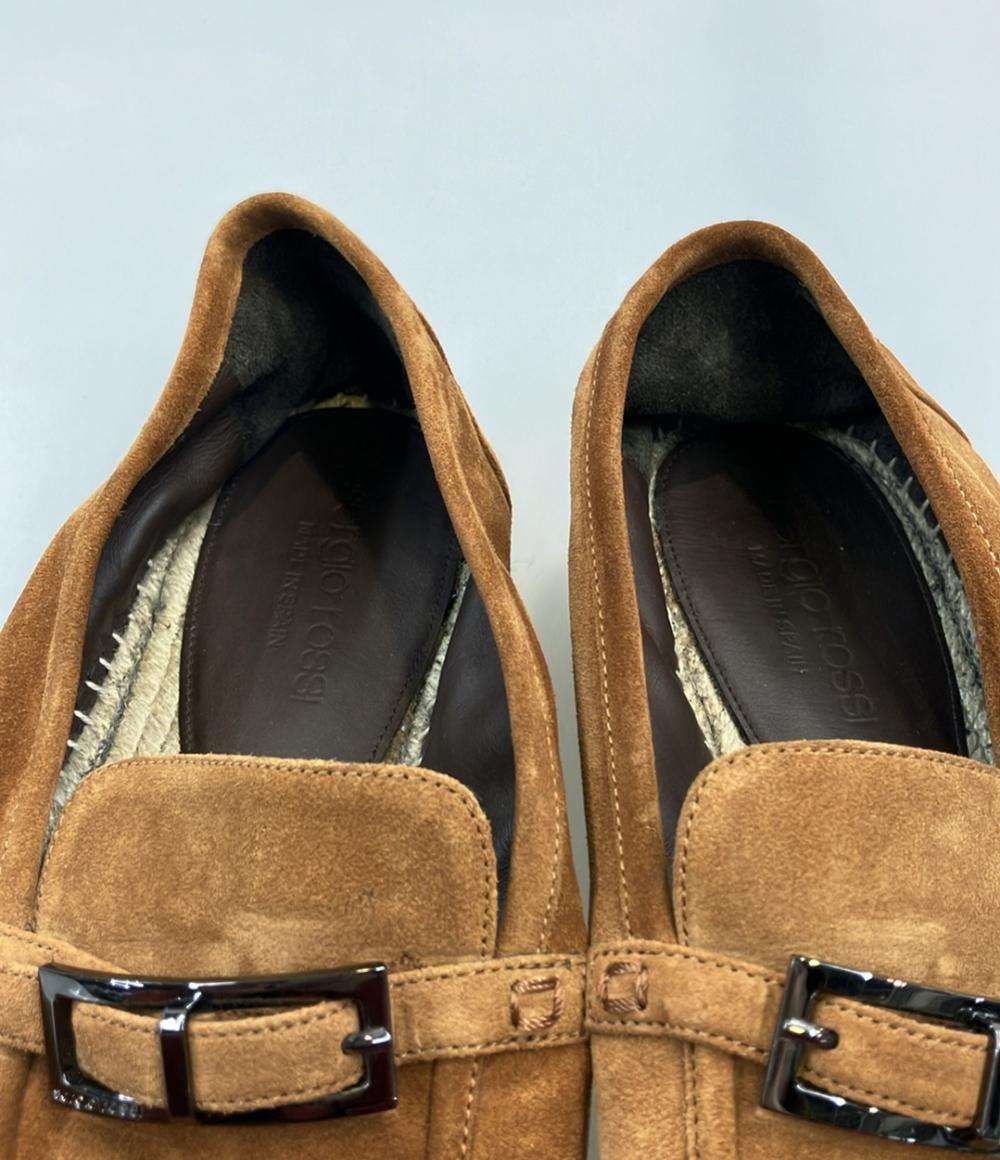 Sergio Rossi ローファー スエード エスパドリーユ メンズ SIZE UK 9