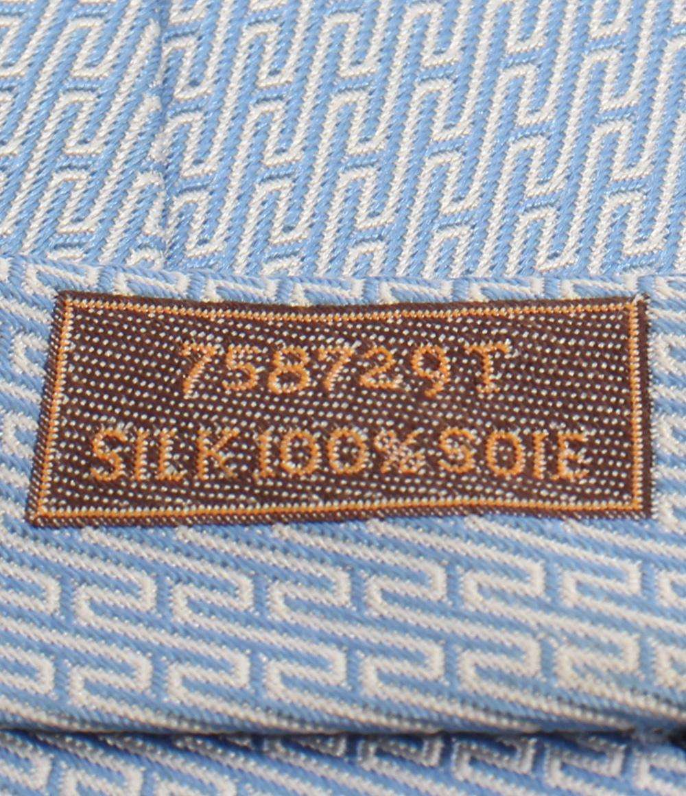 エルメス ネクタイ シルク100% メンズ HERMES