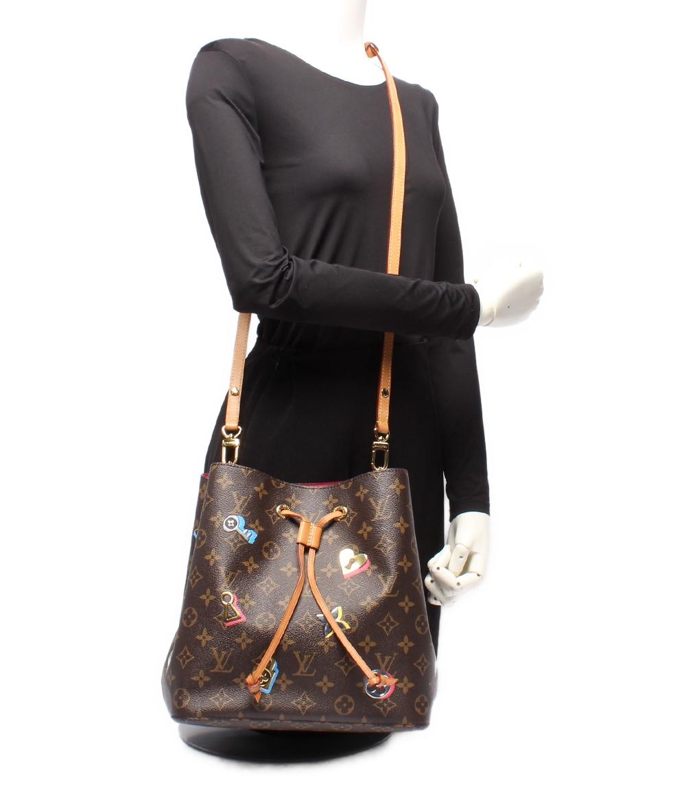 LOUIS VUITTON ショルダーバッグ 肩掛け 斜め掛け ナオノエ モノグラム ラブロック M44369 レディース ルイ・ヴィトン