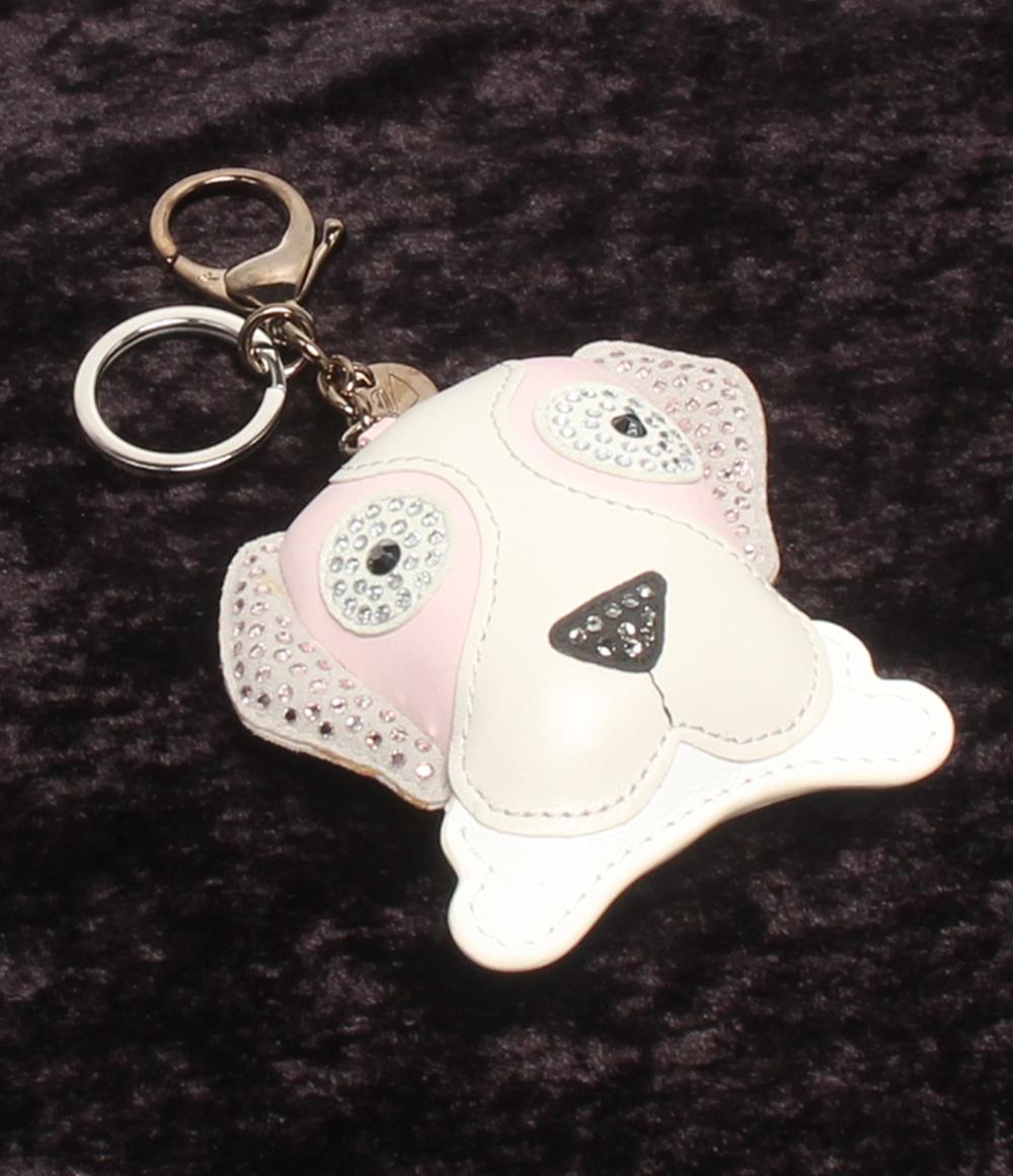SWAROVSKI バッグチャーム キーリング ビーグルモチーフ ドッグモチーフ犬モチーフ　1086577 レディース スワロフスキー