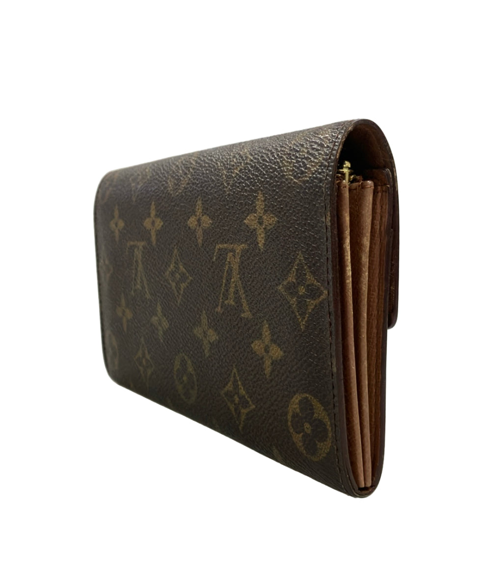 LOUIS VUITTON 長財布 ポシェット ポルト モネ クレディ モノグラム