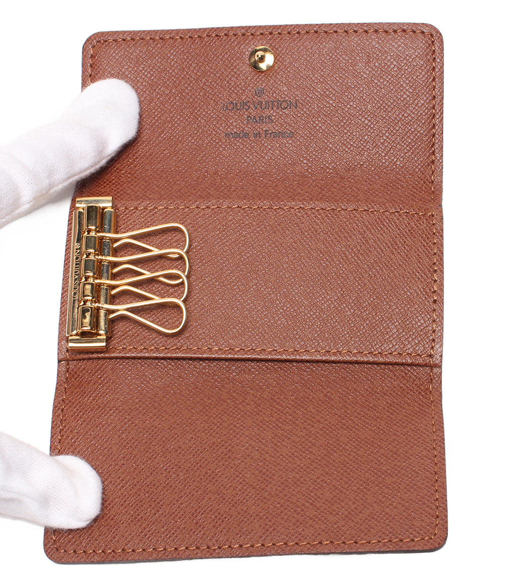 美品 LOUIS VUITTON 4連キーケース ミュルティクレ4 モノグラム M62631 レディース ルイ・ヴィトン