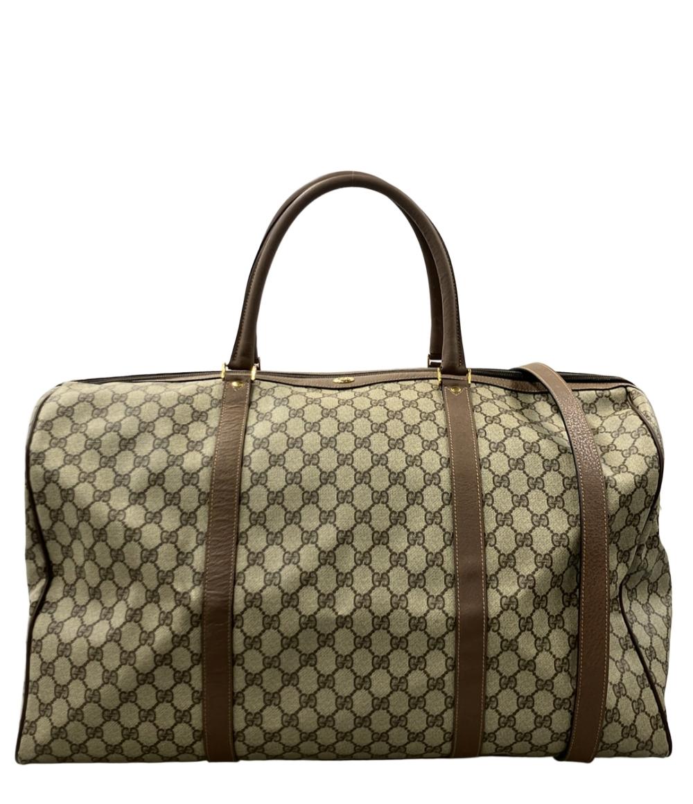訳あり GUCCI 2WAY ボストンバッグ ショルダーバッグ 斜め掛け GGスプリーム 012•123•6081•55 レディース グッチ