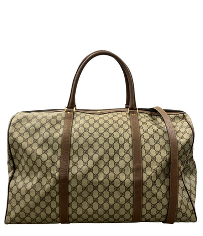 訳あり GUCCI 2WAY ボストンバッグ ショルダーバッグ 斜め掛け GGスプリーム 012•123•6081•55 レディース グッチ