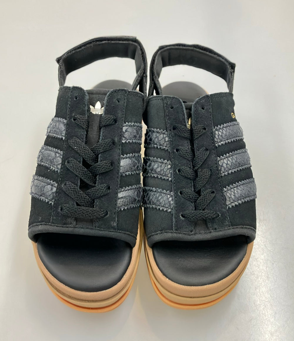 美品 adidas ストラップサンダル 厚底 GAZELLE BOLD SANDALS HQ4688 レディース SIZE 23.5 アディダス