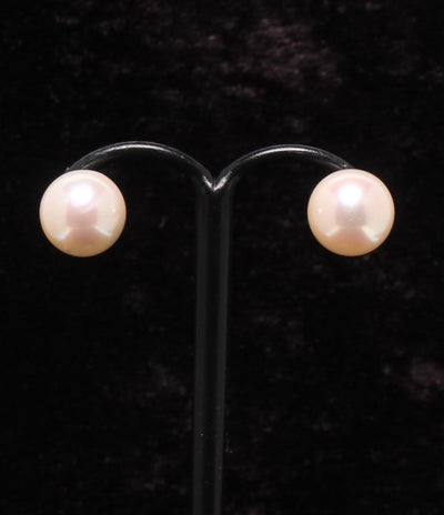美品 ピアス WGK14 パール 9.2mm レディース