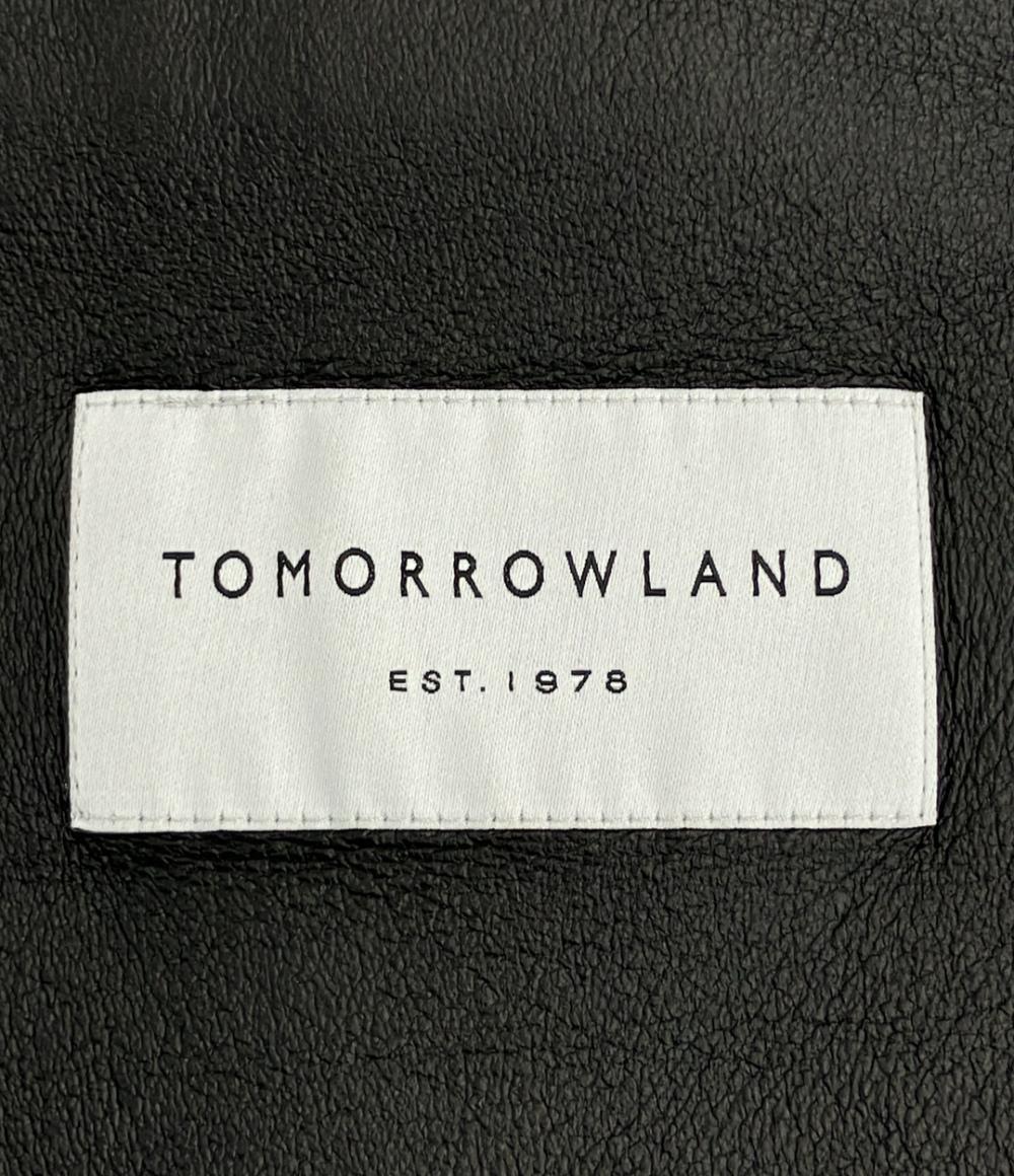 美品 トゥモローランド レザーテーラードジャケット メンズ SIZE M TOMORROWLAND