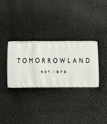 美品 トゥモローランド レザーテーラードジャケット メンズ SIZE M TOMORROWLAND