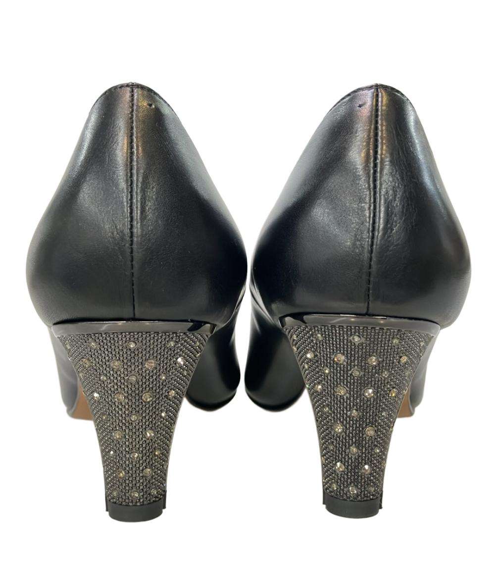 美品 ランバンオンブルー ラウンドトゥパンプス 2803 レディース SIZE 24.0 (L) LANVIN en Bleu