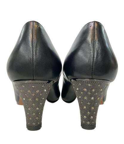 美品 ランバンオンブルー ラウンドトゥパンプス 2803 レディース SIZE 24.0 (L) LANVIN en Bleu