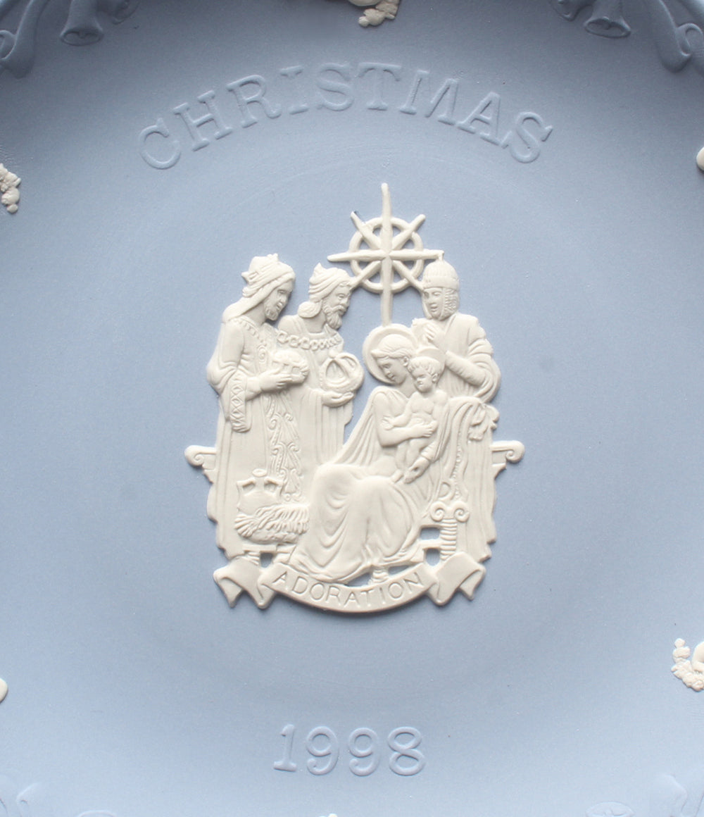 WEDGWOOD イヤープレート 飾り皿 19cm ジャスパー 1998 ウェッジウッド