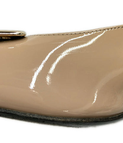 Roger Vivier スクウェアトゥエナメルパンプス レディース SIZE 38 1/2 ロジェヴィヴィエ