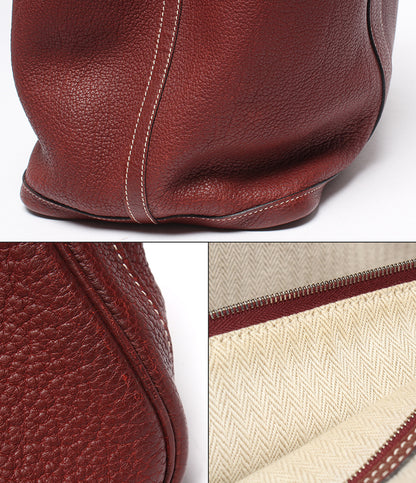 HERMES トートバッグ ハンドバッグ □P刻印 シルバー金具 ガーデンパーティPM レディース メンズ エルメス
