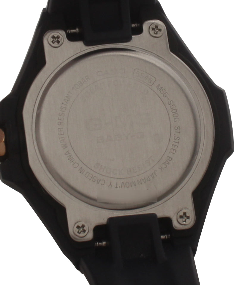 CASIO 腕時計 G-MS Baby-G ソーラー ブラック MSG-S500G レディース カシオ