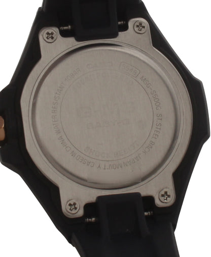 CASIO 腕時計 G-MS Baby-G ソーラー ブラック MSG-S500G レディース カシオ