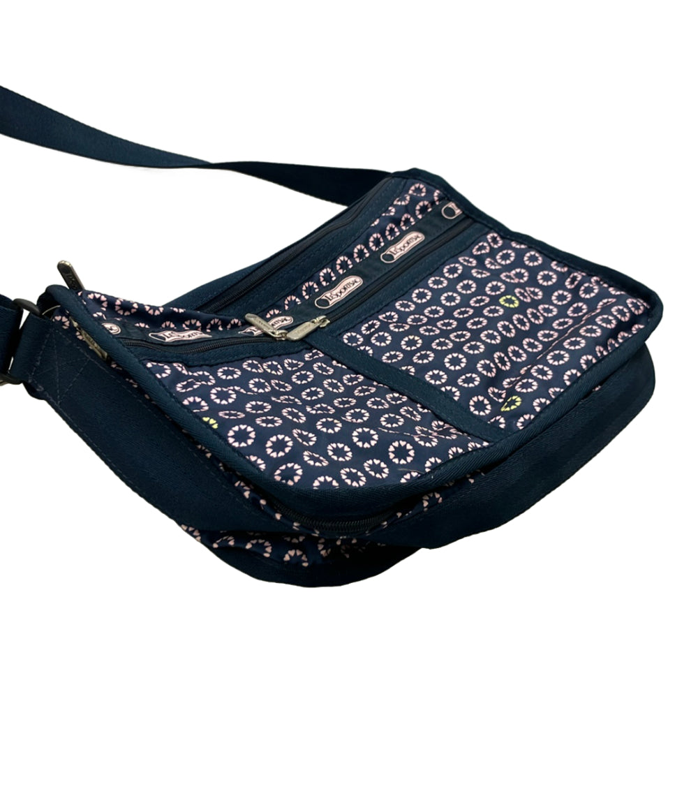 美品 LeSportsac ショルダーバッグ 斜め掛け ハート柄 レディース