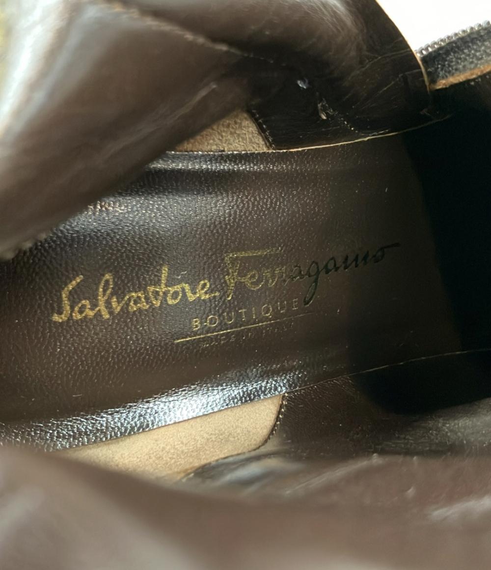 サルヴァトーレフェラガモ ショートブーツ レディース SIZE 8 1/2 (XL) Salvatore Ferragamo