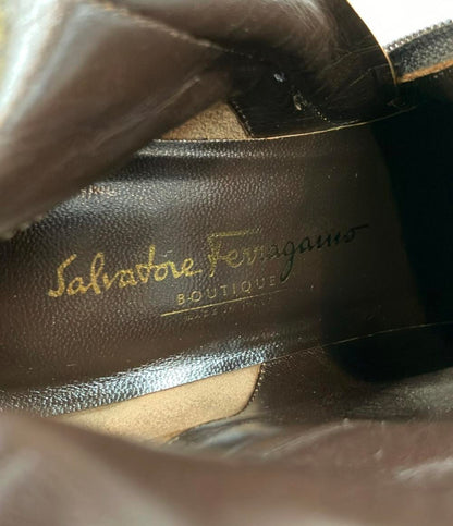 サルヴァトーレフェラガモ ショートブーツ レディース SIZE 8 1/2 (XL) Salvatore Ferragamo