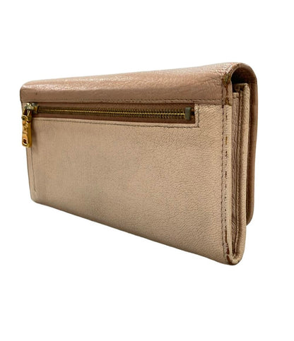 Miu Miu 長財布 レザー レディース ミュウ ミュウ