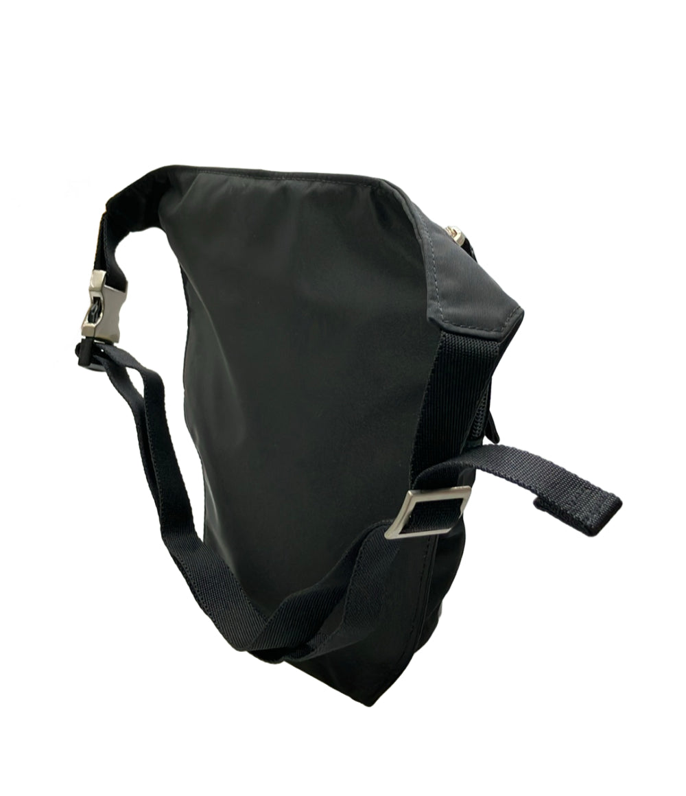 美品 BURBERRY BLACK LABEL ウエストポーチ ボディバッグ メンズ バーバリーブラックレーベル