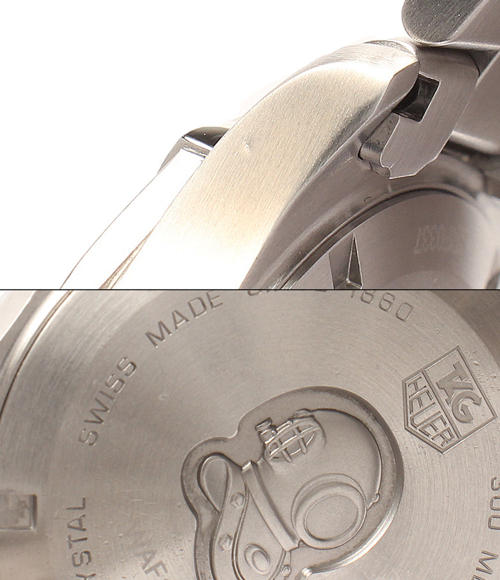 TAG HEUER 腕時計 アクアレーサー クオーツ ネイビー WAF1113 メンズ