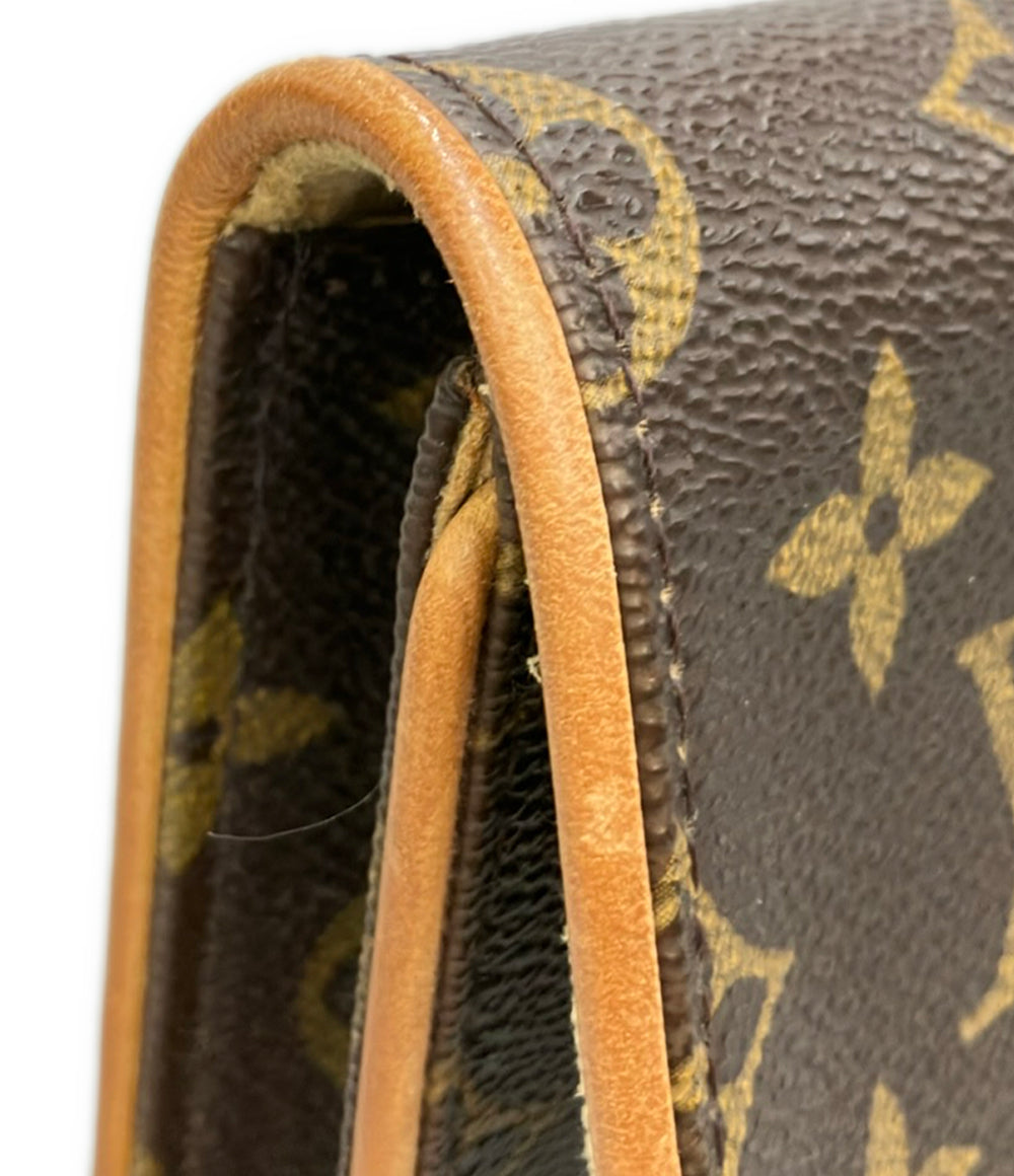 LOUIS VUITTON 2way クラッチバッグ ショルダーバッグ 斜め掛け ポシェットツインGM モノグラム M51852 レディース ルイ・ヴィトン