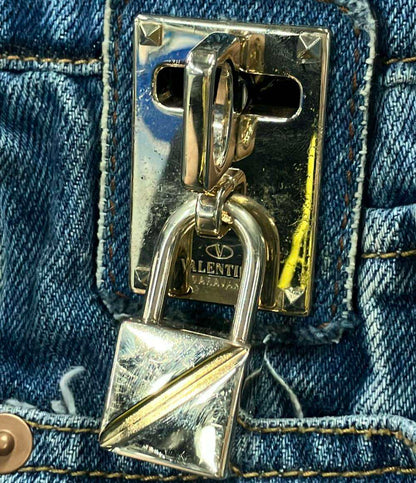 ヴァレンティノ 2wayハンドバッグ ショルダーバッグ デニム スタッズ PW2B0A55XZB レディース VALENTINO