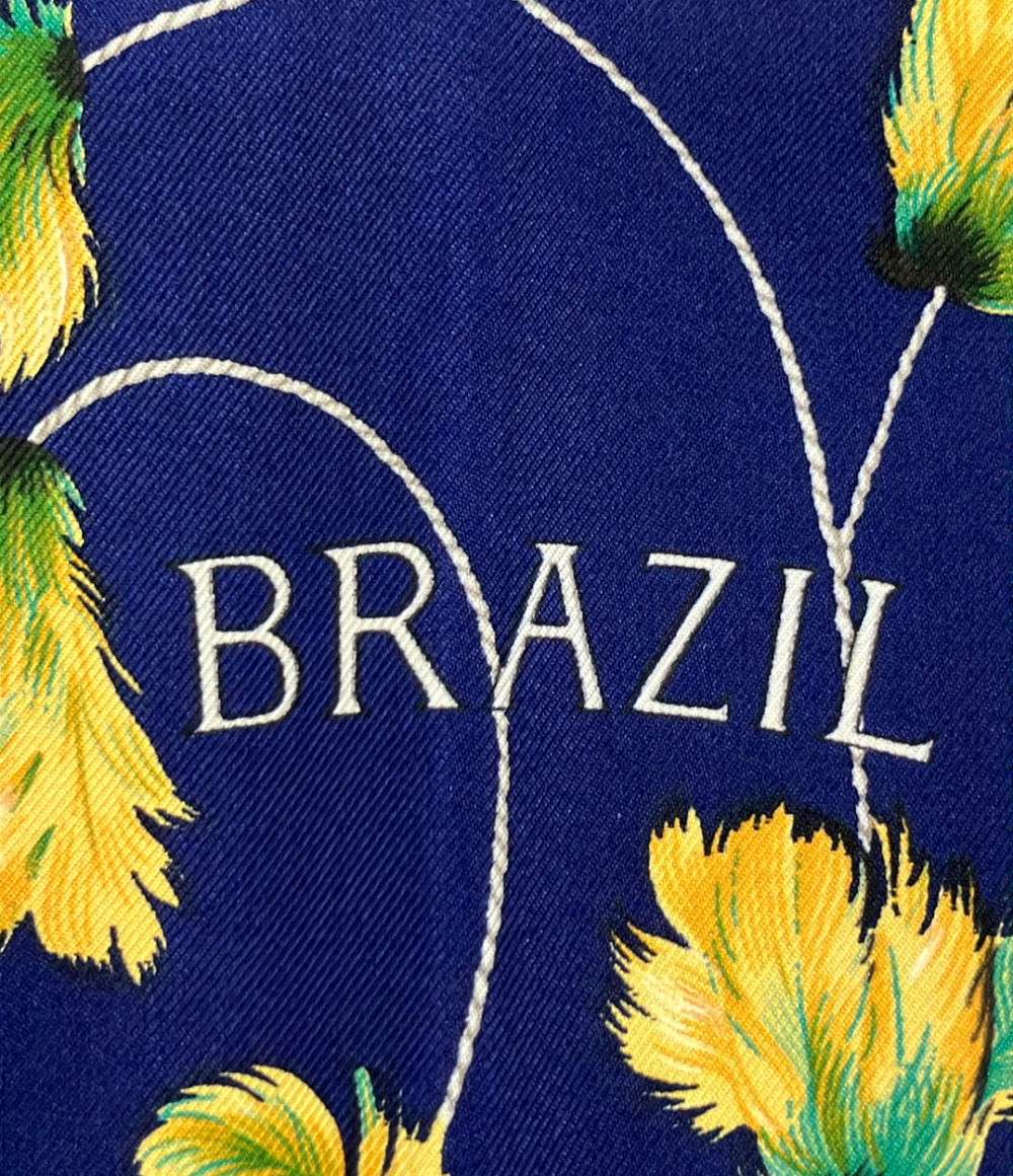 HERMES エルメス ヴィンテージ カレ 90 BRAZIL シルク HERMES スカーフ シルク100% カレ90 BRAZIL レディース エルメス