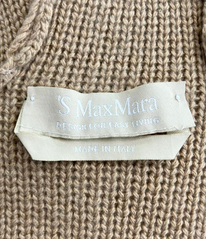 エスマックスマーラ ジップアップニットパーカー レディース SIZE S S MAX MARA