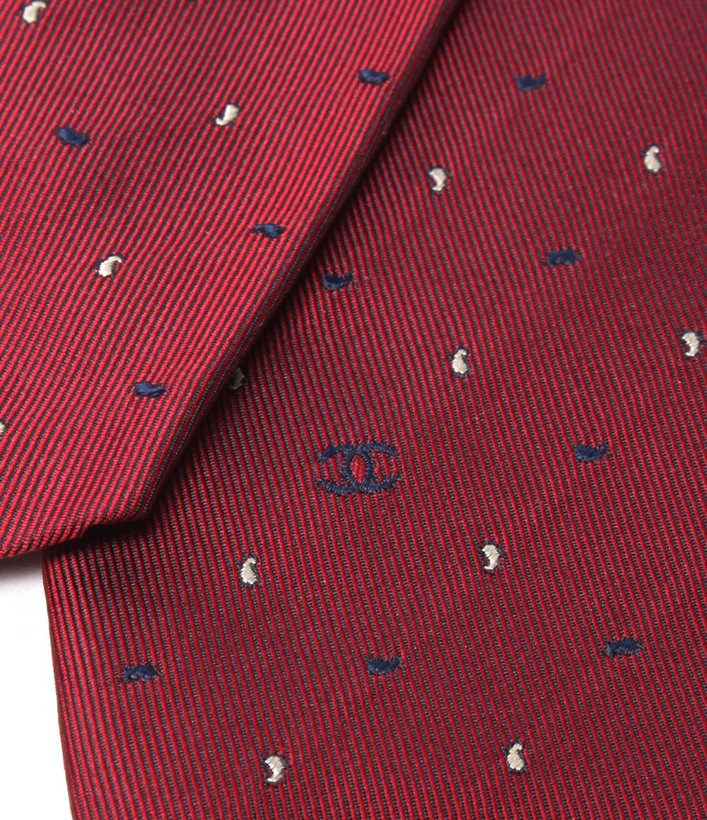 CHANEL ネクタイ シルク100％ メンズ シャネル