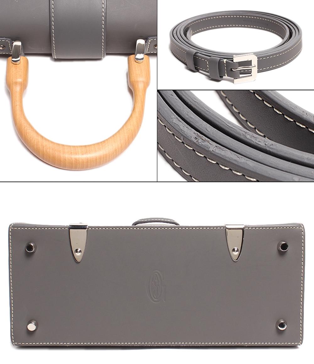 ゴヤール レザー ハンドバッグ ショルダーバッグ シルバー金具 サイゴンPM ゴヤールディンキャンバス & クラムシーカウハイド SAIGOBPMLTY51CL51P