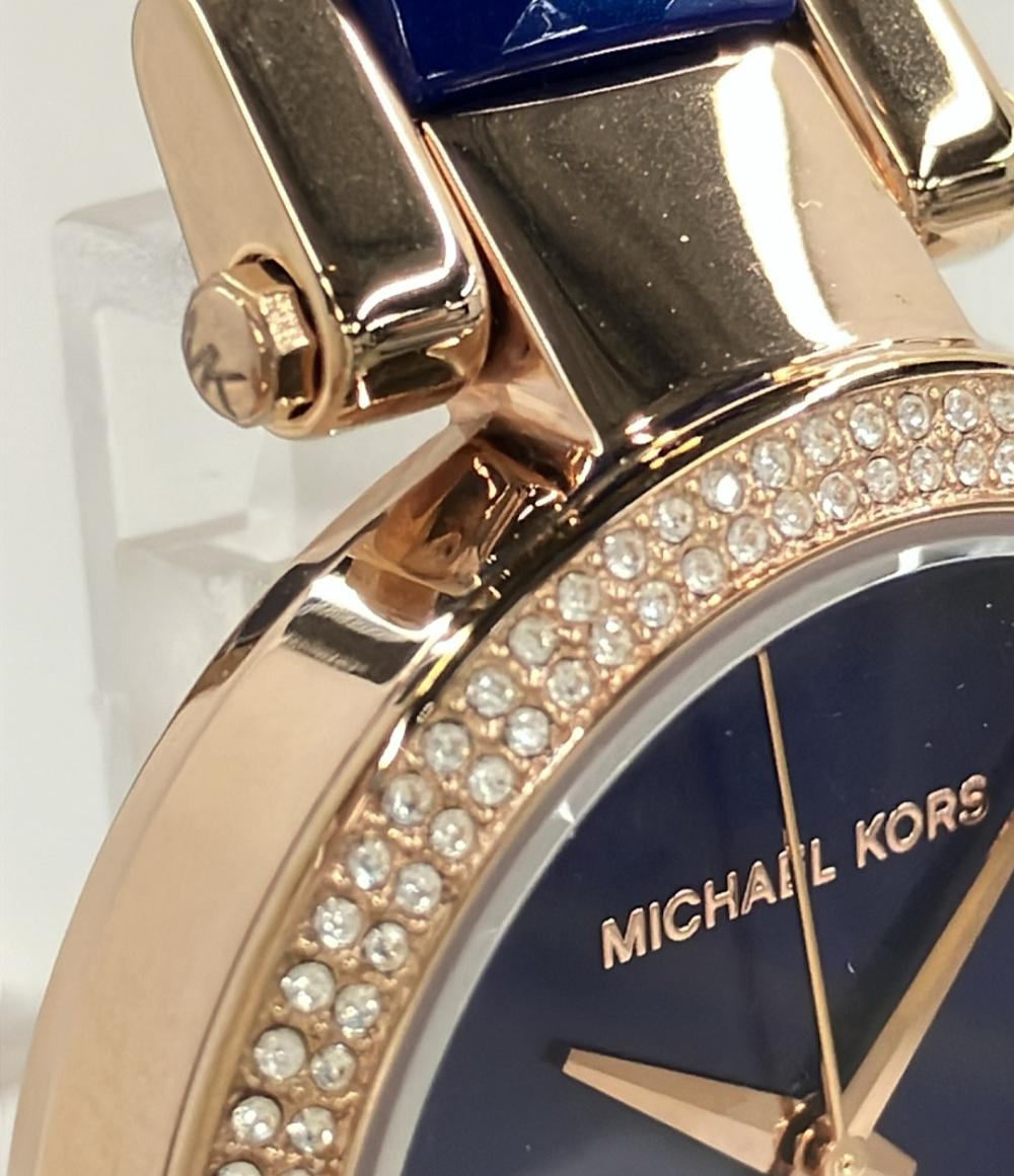 マイケルコース 腕時計 クオーツ ブルー MK-6527 レディース