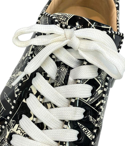 クリスチャンルブタン ローカットスニーカー パテントグラフィック メンズ SIZE 43 (XL) Christian Louboutin