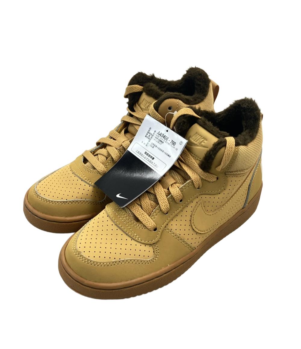 NIKE ミドルカットスニーカー COURT BOROUGH MID GS AA3458-700 キッズ SIZE 23.0 (M) ナイキ