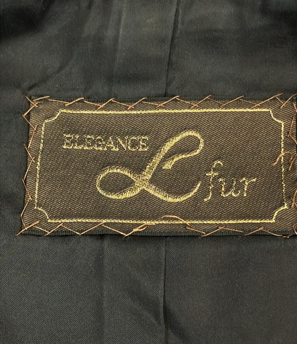 訳あり エレガンスエルファー ファージャケット レディース SIZE F (M) ELEGANCE L fur