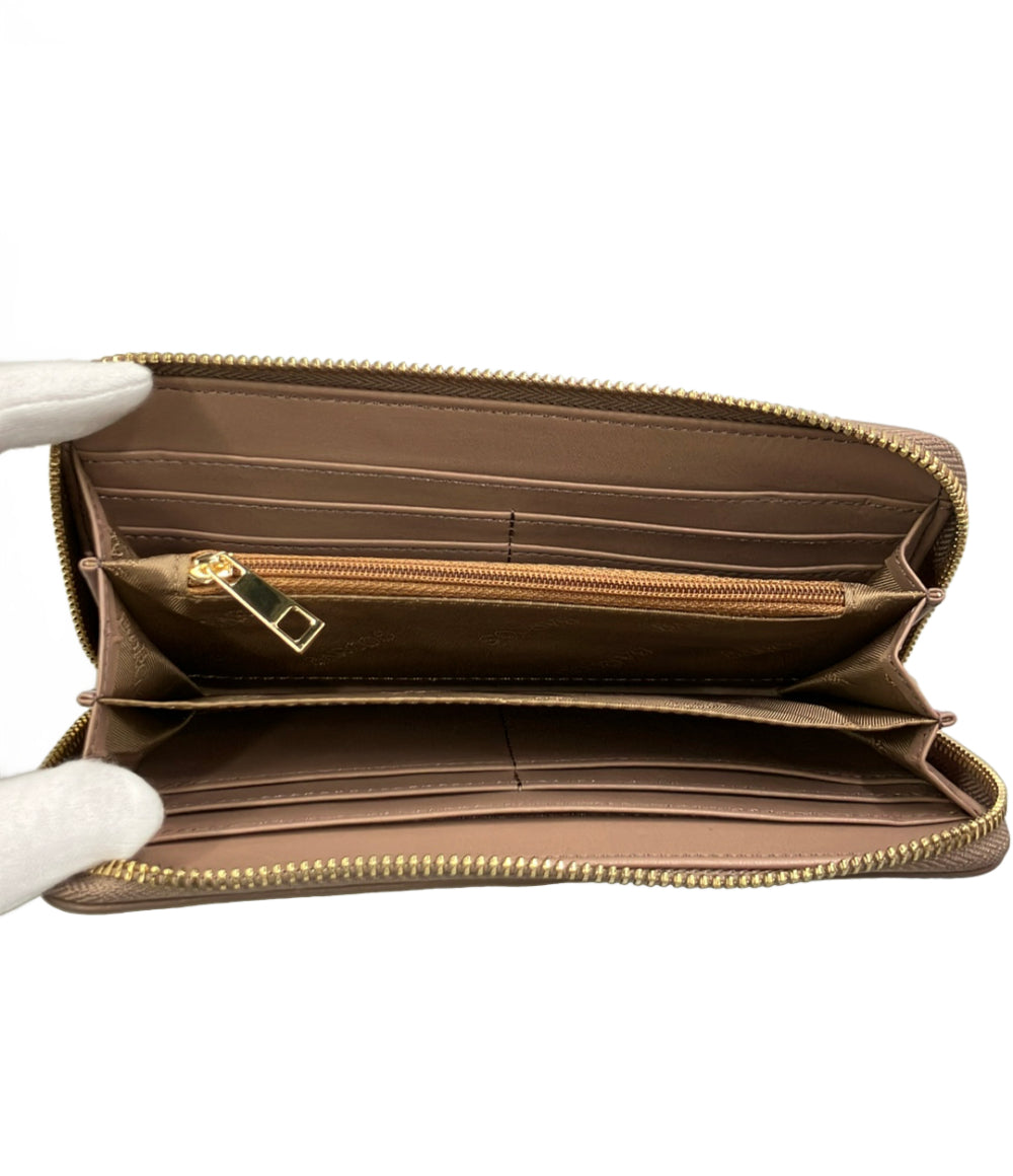 美品 BARCOS ラウンドファスナー長財布 レザー レディース バルコス