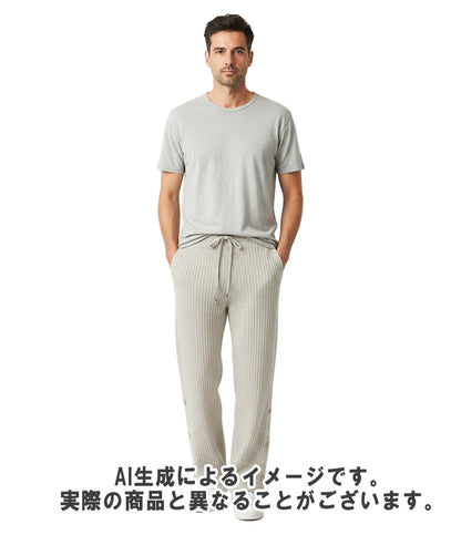 Loro Piana ベビーカシミヤリブニットパンツ メンズ SIZE 38 (M) ロロピアーナ