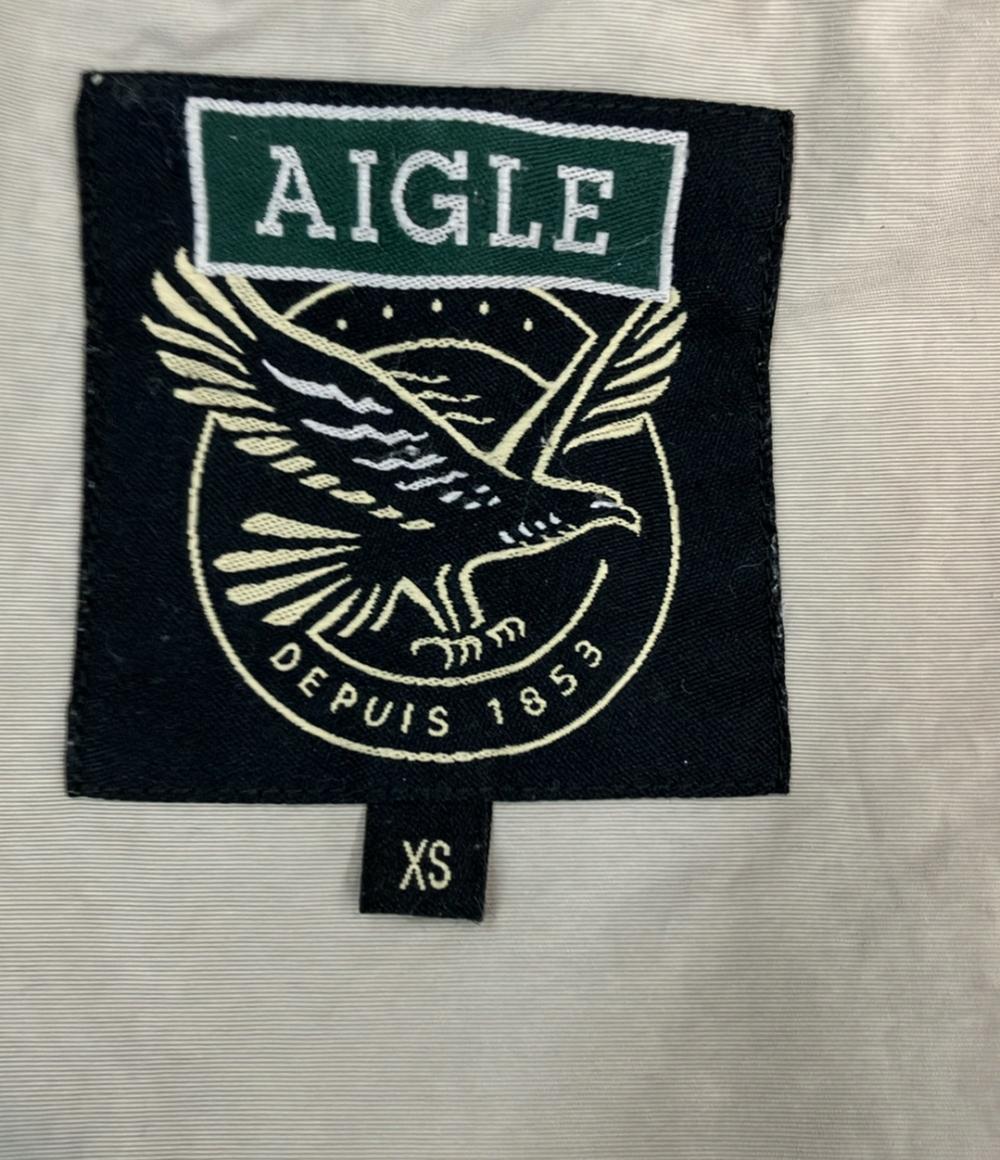 エーグル ナイロンジャケット チェック柄 フード付き メンズ SIZE XS (XS) AIGLE