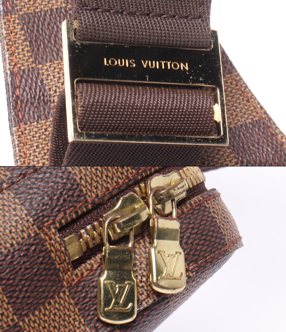 LOUIS VUITTON ボディバッグ ウエストポーチ ジェロニモス ダミエ エベヌ N51994 メンズ ルイ・ヴィトン