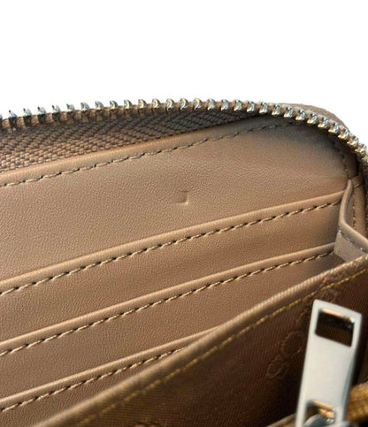 美品 バルコス ラウンドファスナー長財布 レディース BARCOS