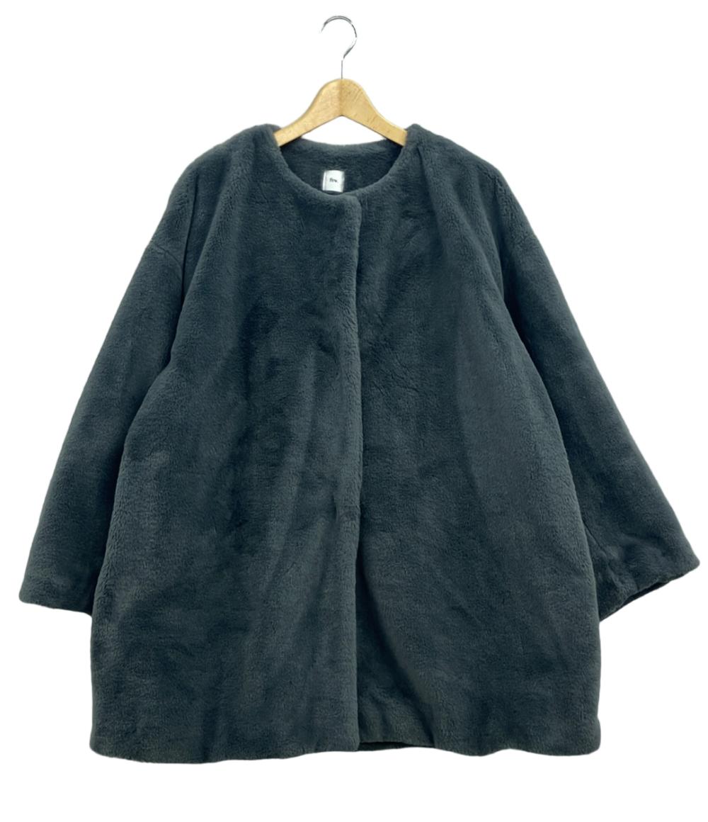 美品 フュー フェイクファーコート レディース SIZE F (M) few,