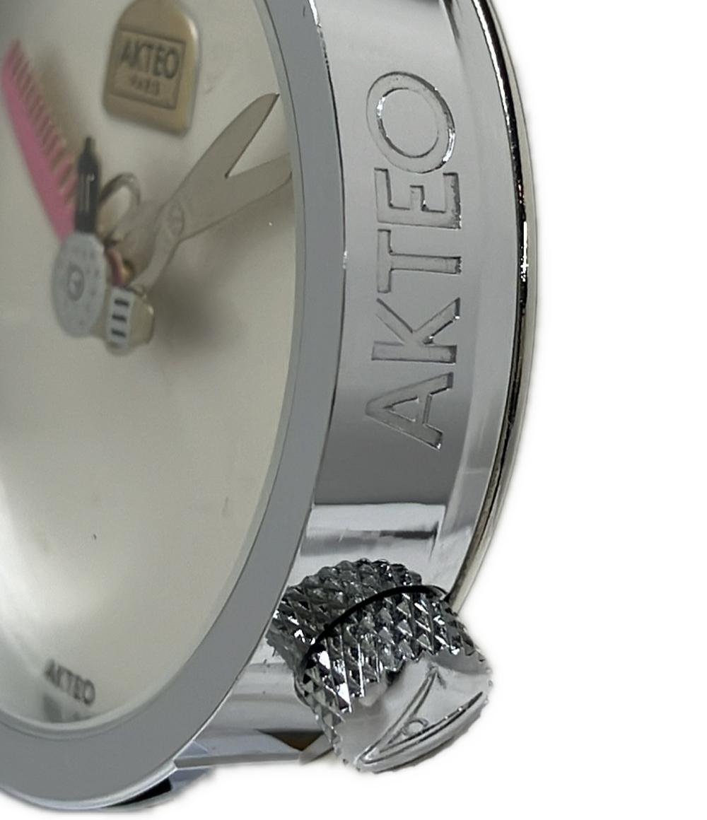 AKTEO 腕時計 クオーツ ホワイト系 レディース メンズ アクテオ