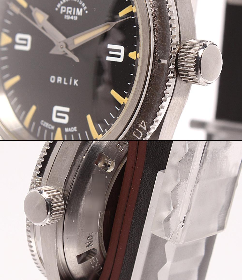 PURIM 腕時計 Orlík (オルリーク) 自動巻き ブラック メンズ プリム