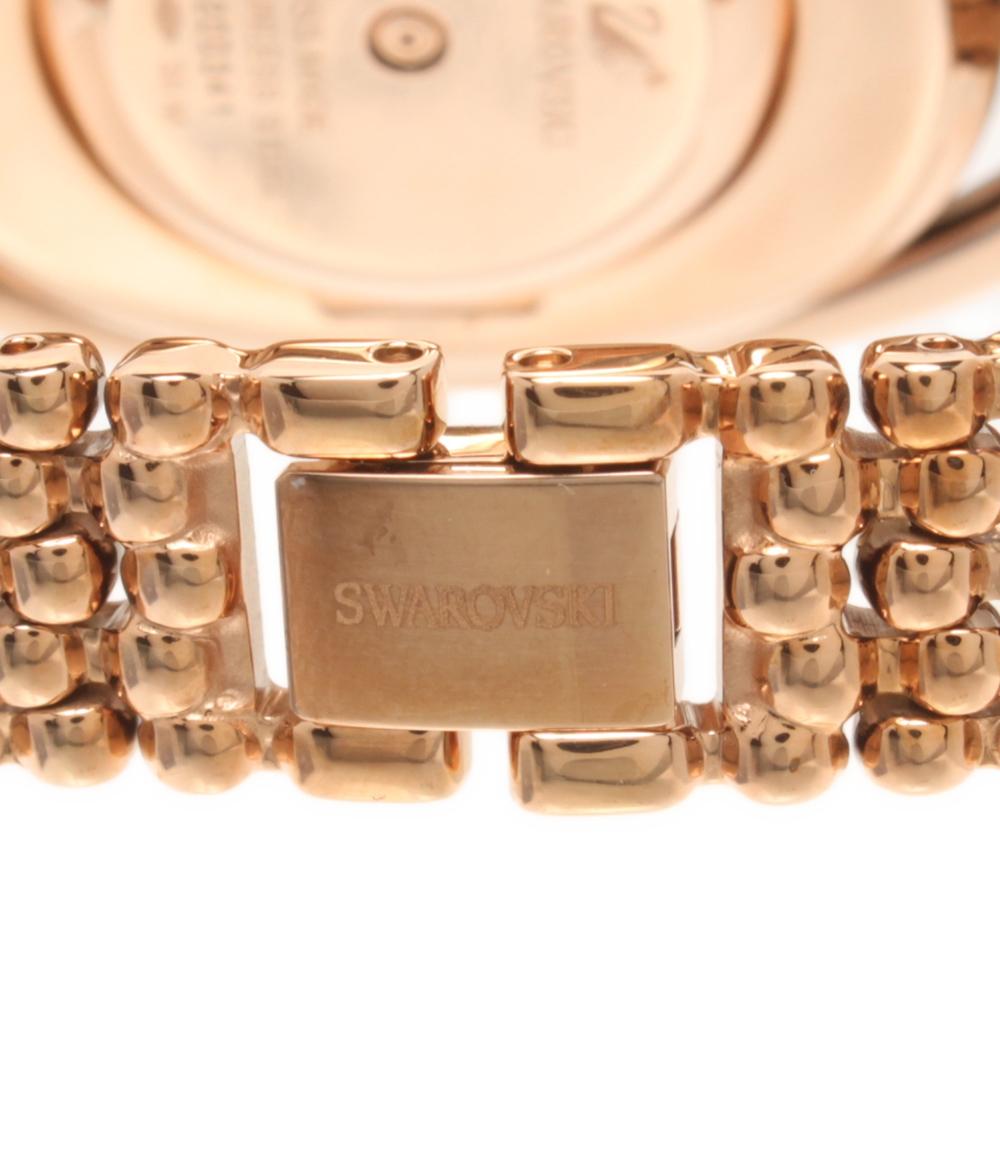 美品 SWAROVSKI 腕時計 クオーツ レディース スワロフスキー