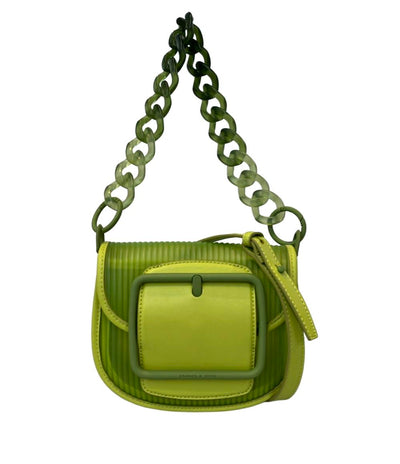 美品 CHARLES＆KEITH 2way ショルダーバッグ 肩掛け 斜め掛け チェーン レディース チャールズ＆キース