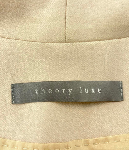 訳あり セオリーリュクス ウール混ノーカラージャケットセットアップ レディース SIZE 上40 下42 (M) theory luxe